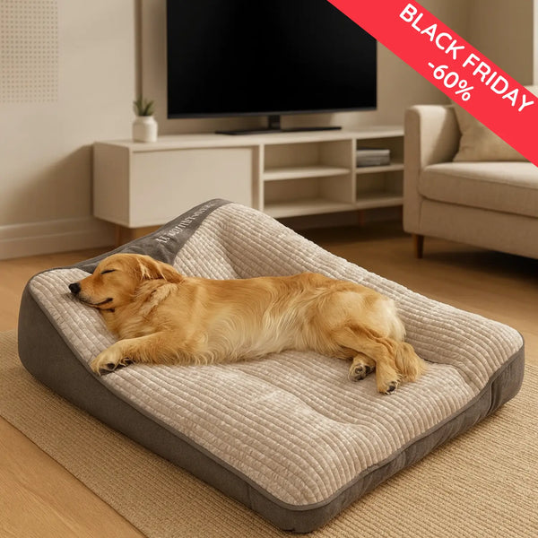 3 von 4 Hunden schlafen ohne richtige Stütze